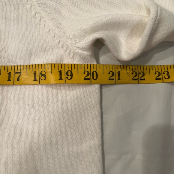 Bob Mackie Wearable Art Sweater.  Size large. Ivory - Picture 5 of 9